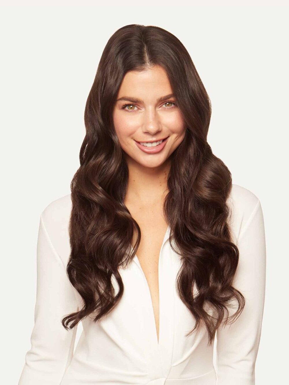 Luxy Chocolate Brown Brunette 10pc 20in 160g Hair Clip In Extensions Color 4